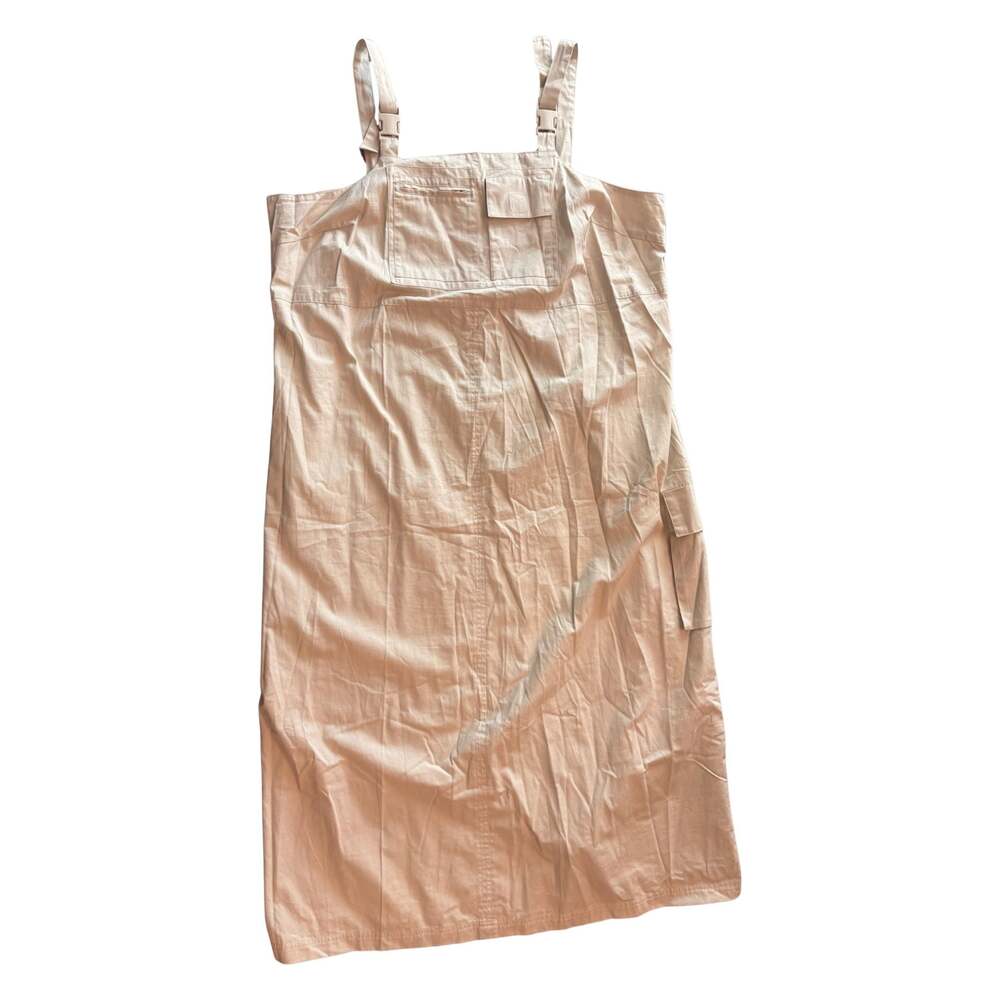 Venezia Jeans Clothing Co. Khaki Cotton Pinafore Overall Dress Size 18/20 2X